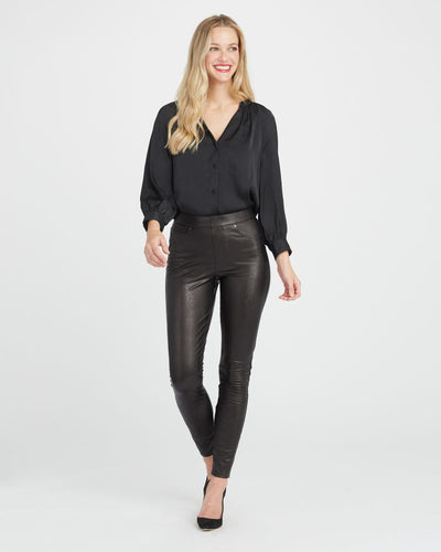 Spanx Leather-Like Ankle Skinny Pant - Tiger Lily Boutique TN