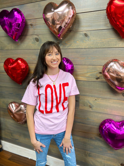 Pink LOVE Tee