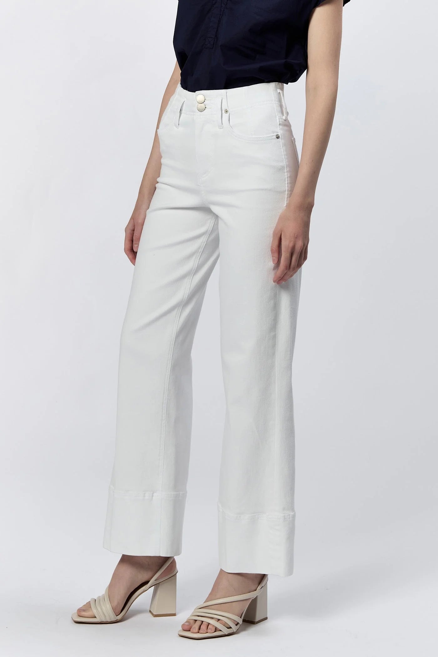 Dear John Holly High Rise Wide Hem Straight Jeans