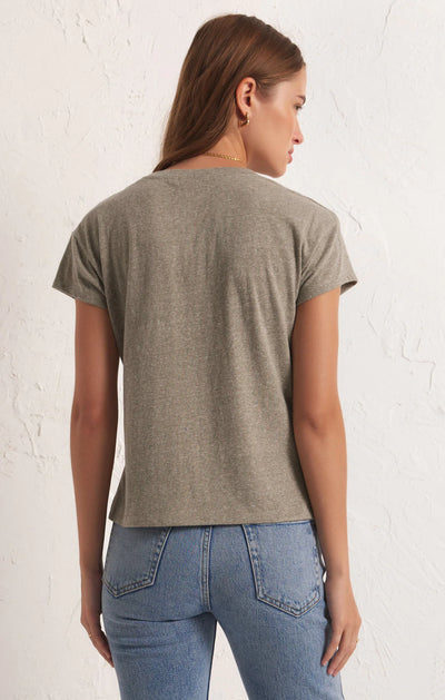 Z Supply Modern Tri Blend Crew Neck Tee