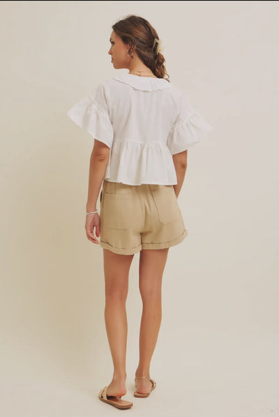 Pearl White Top