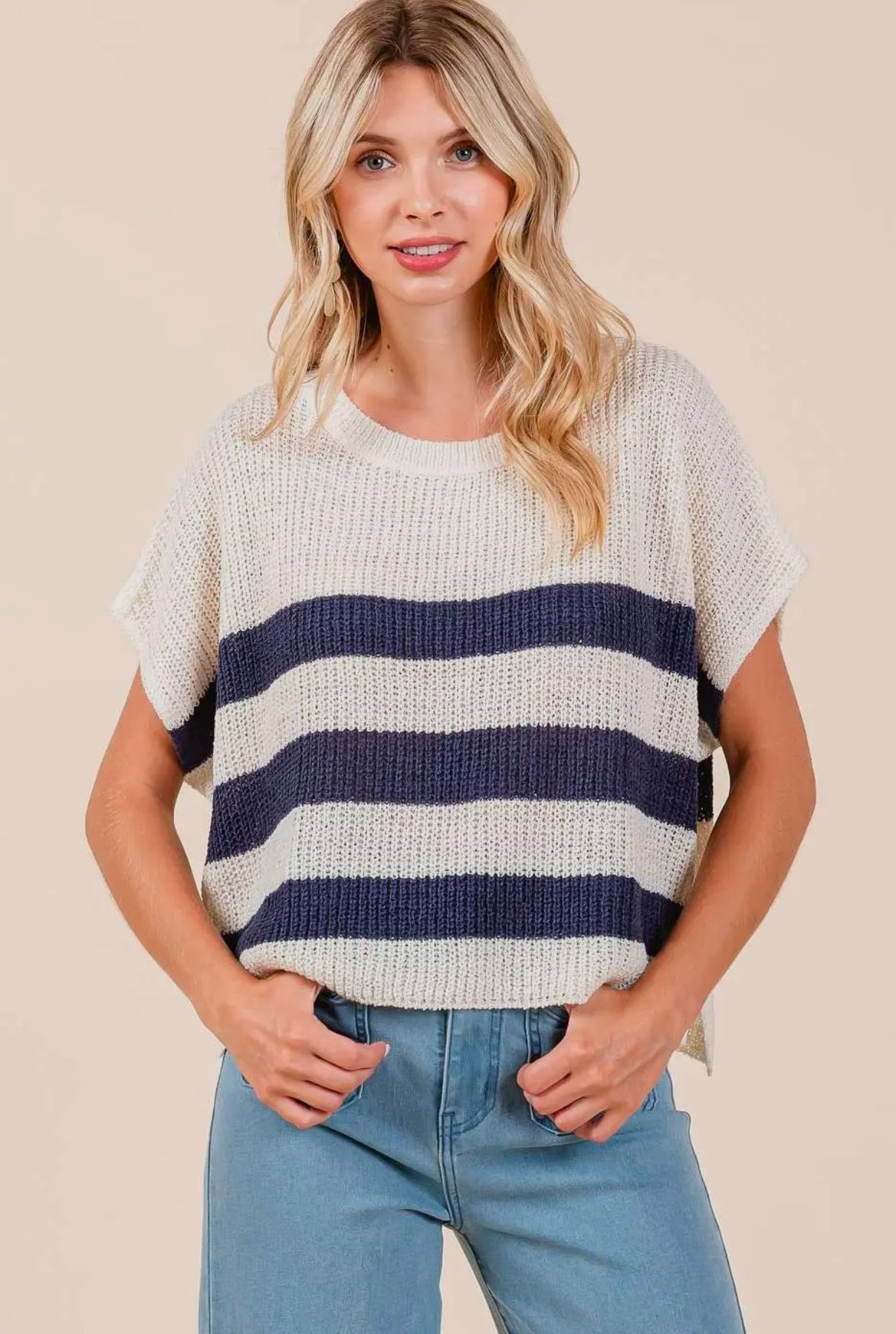 Striped Dolman Top
