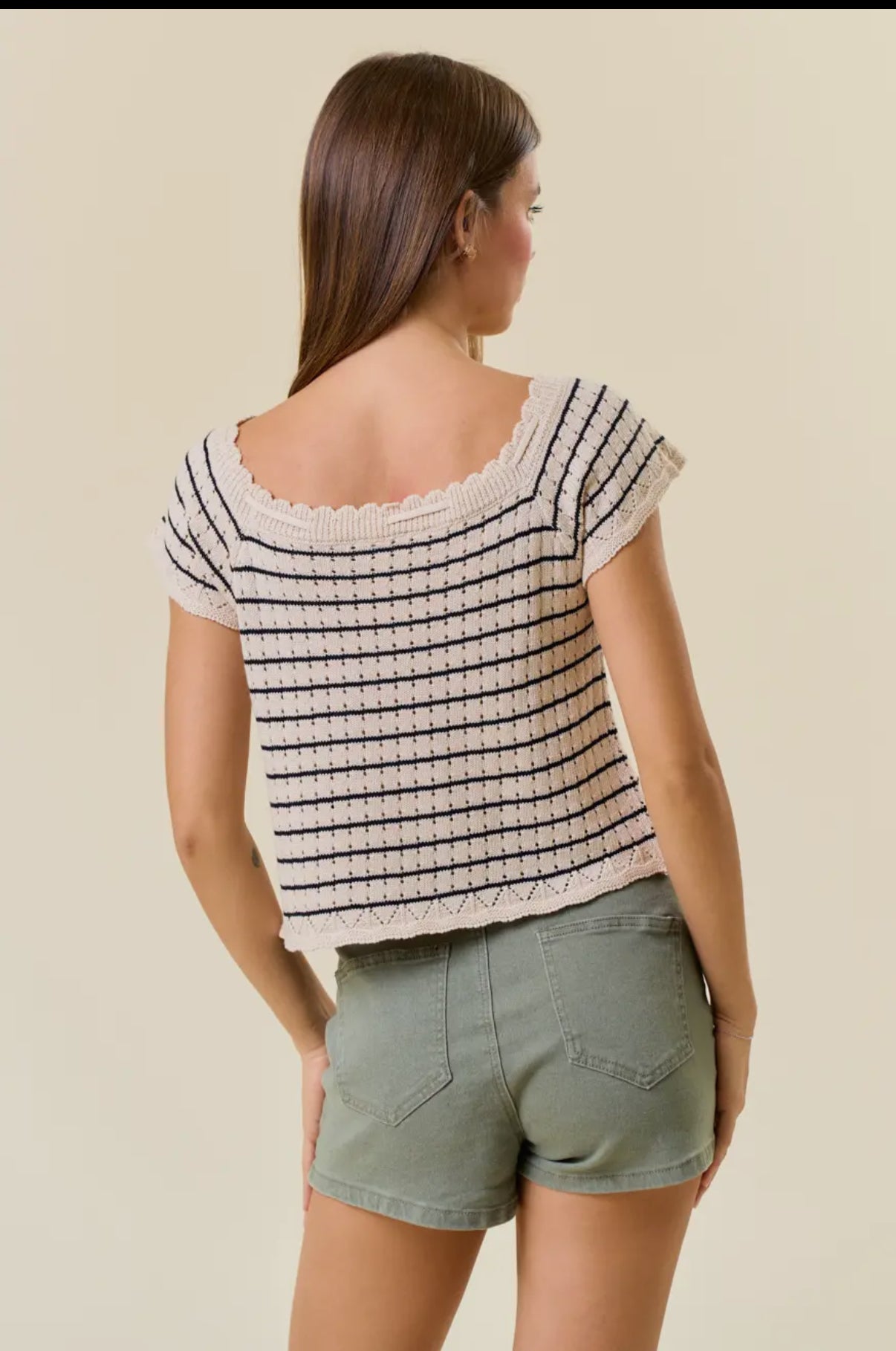 Crochet Knit Top
