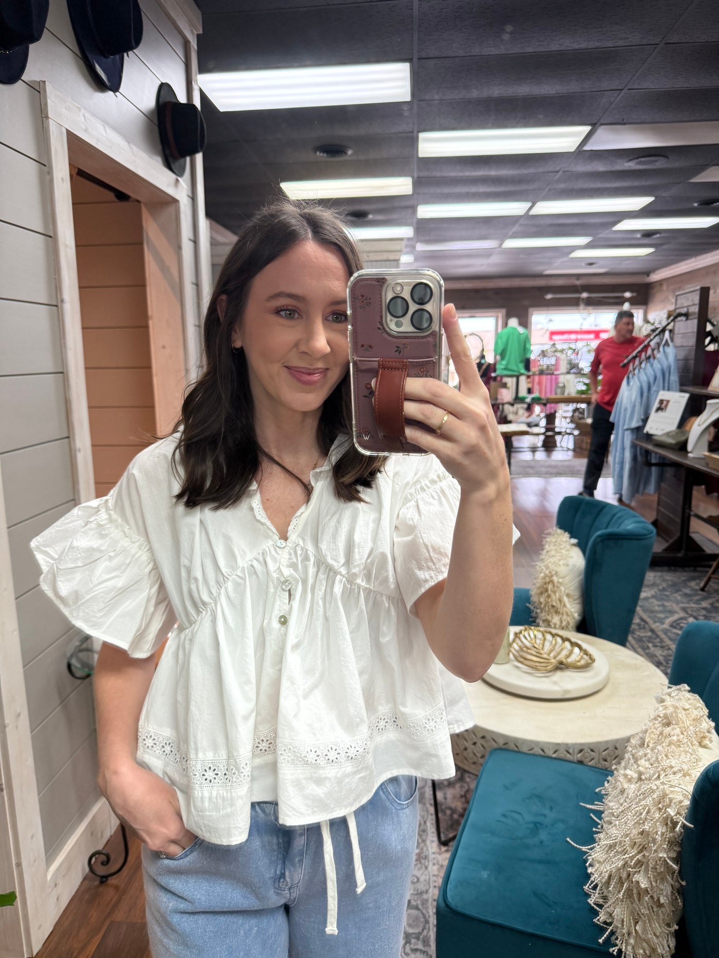 Pearl White Top