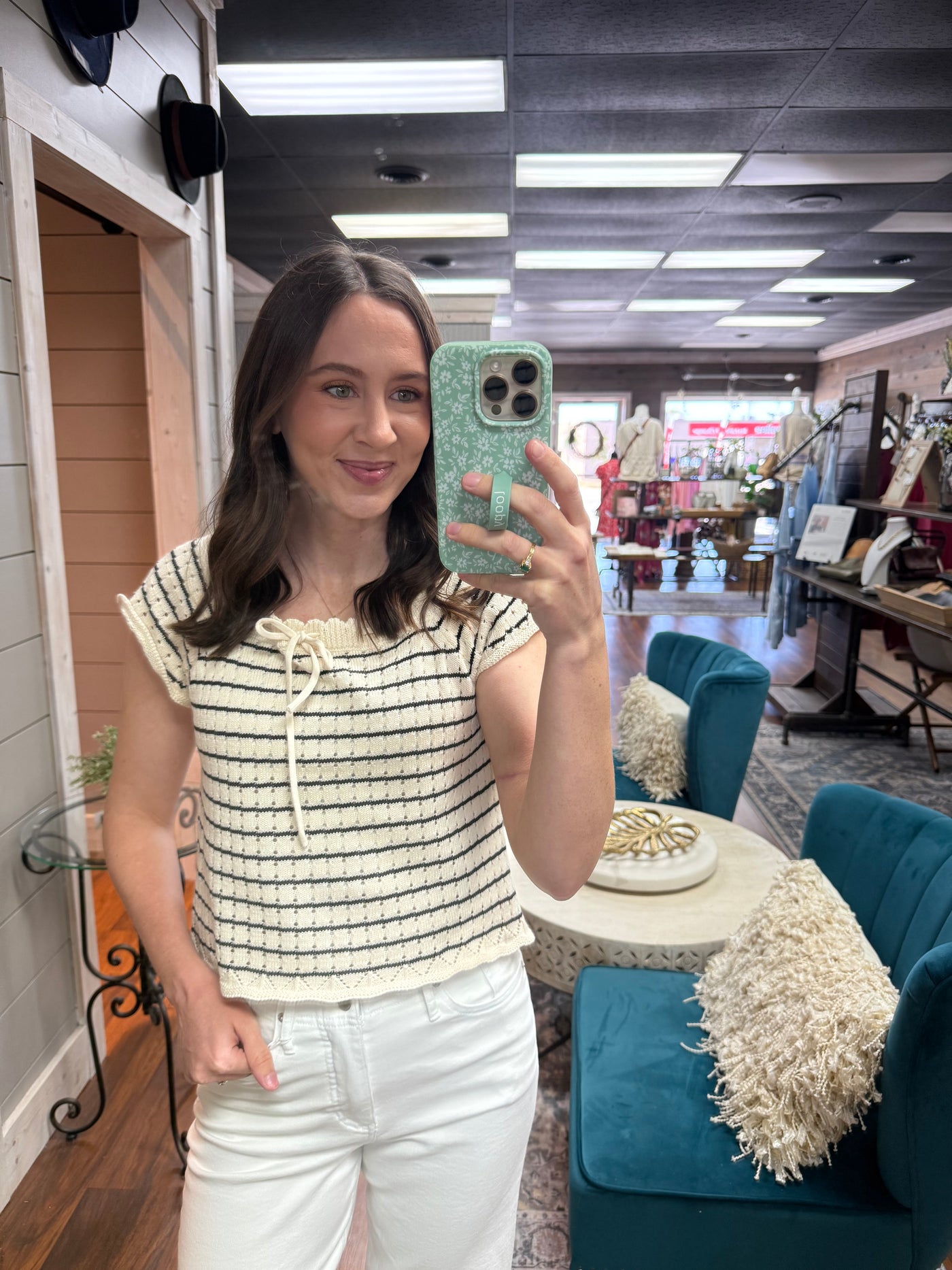 Crochet Knit Top