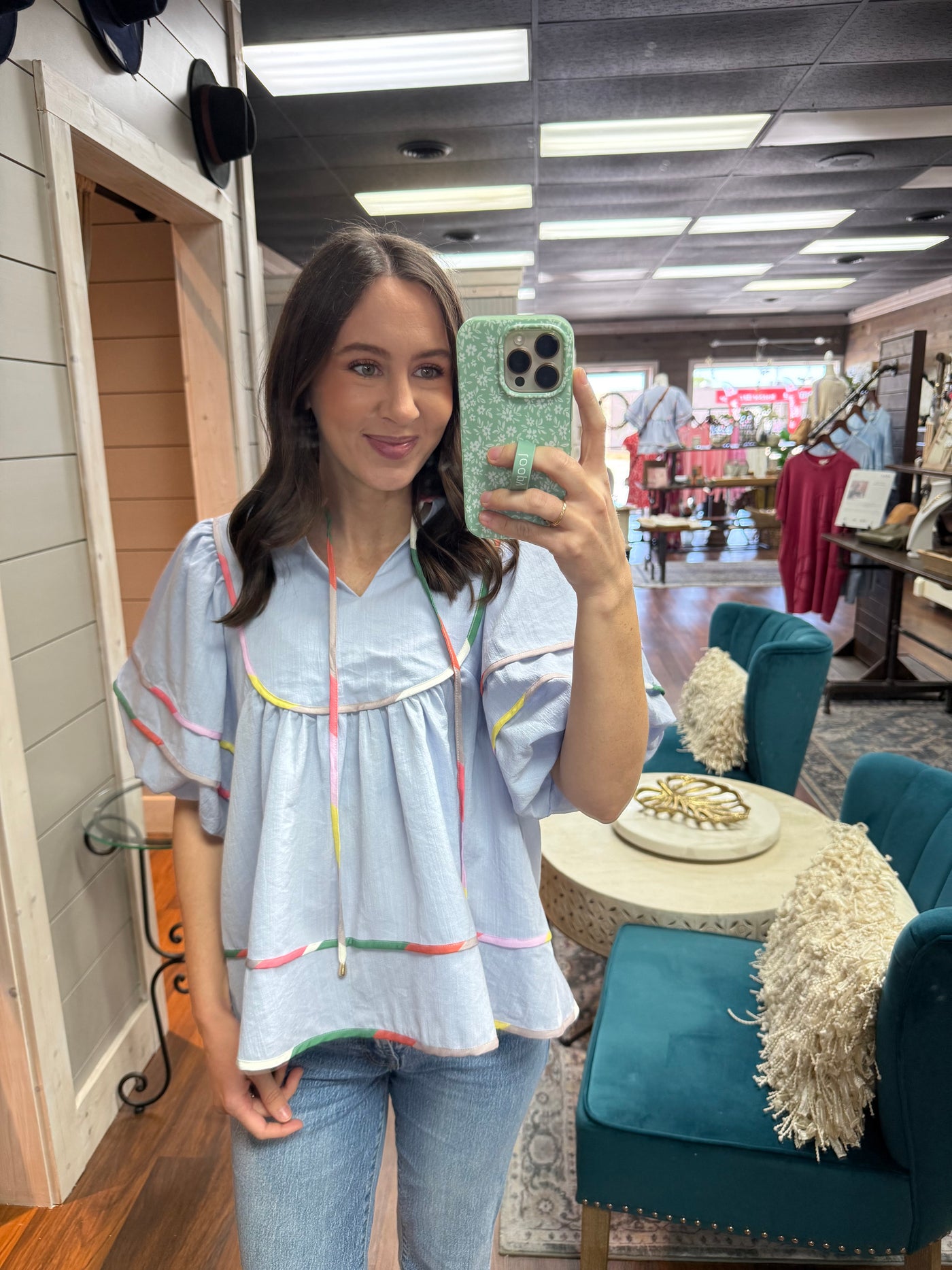 Blue Beauty Top