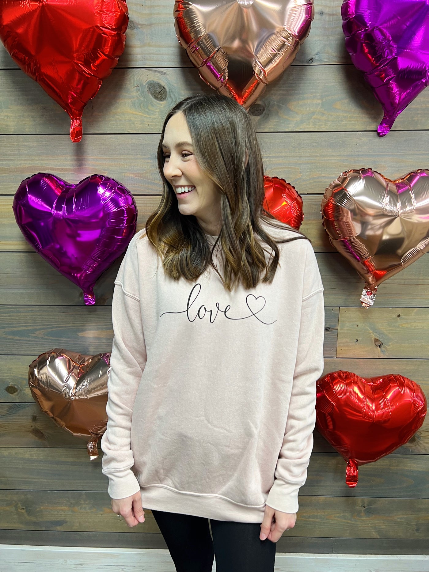 Pink Love Mineral Sweatshirt