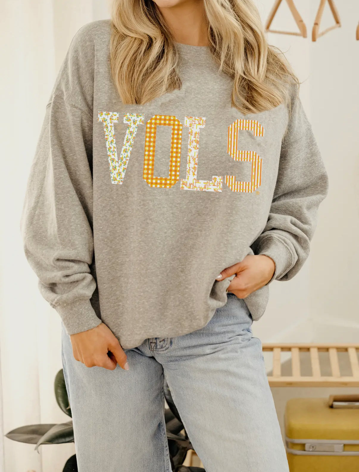 TN Vols Quilted Puff Sweatshirt