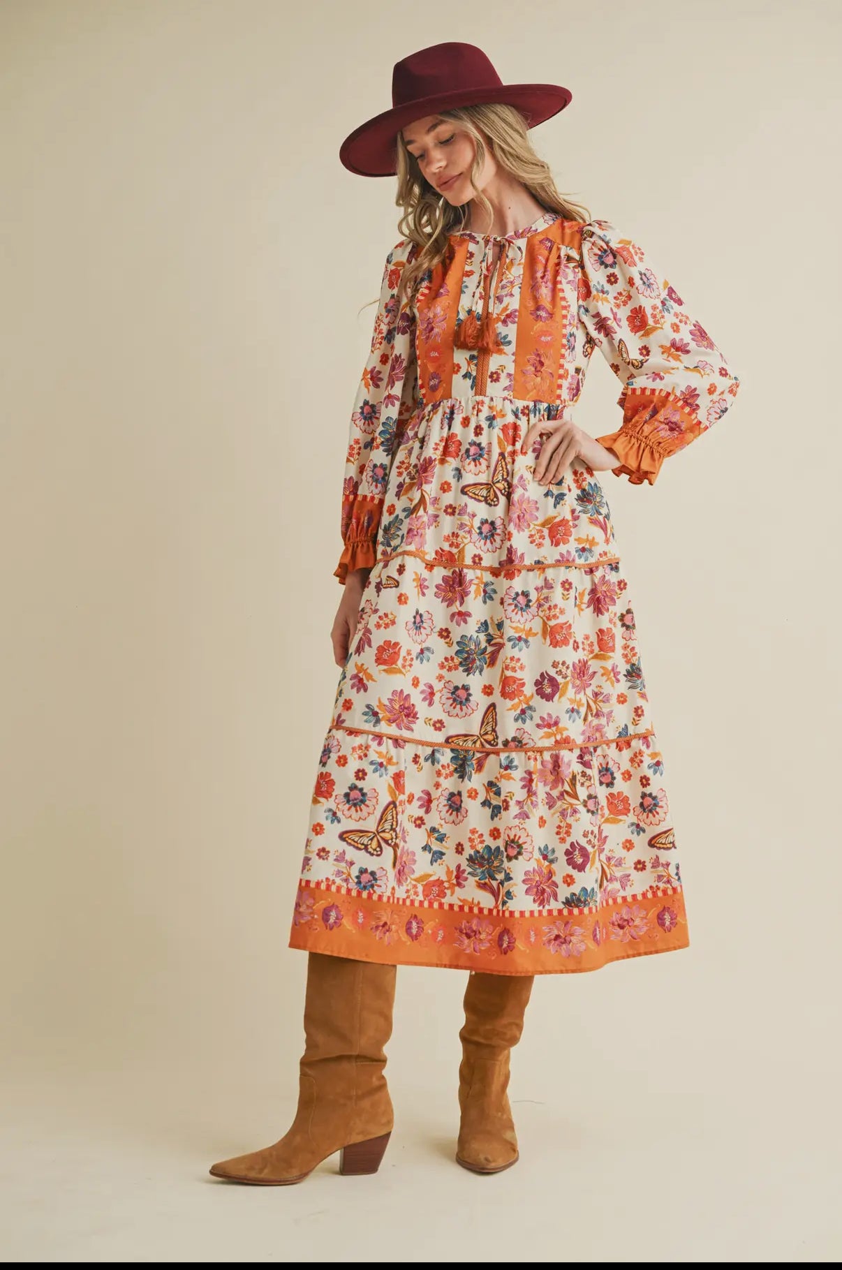 Enjoy The Day Floral Dress