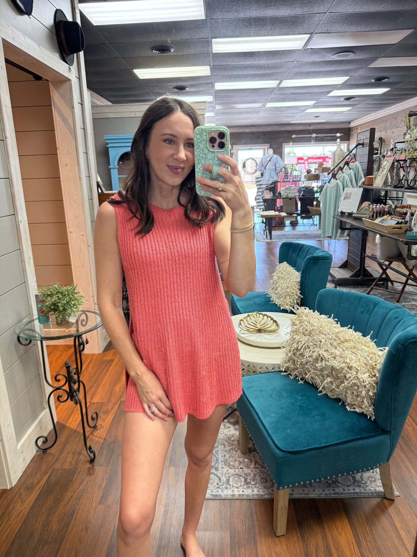 Coral Comfy Top