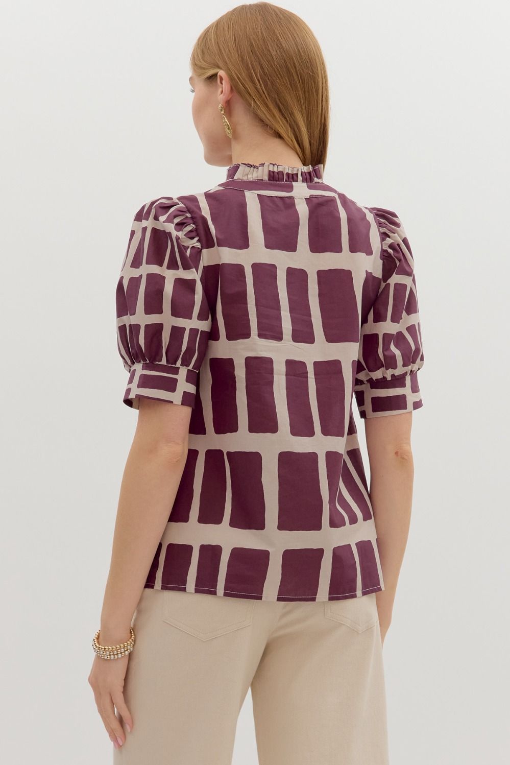 Abstract Print Top