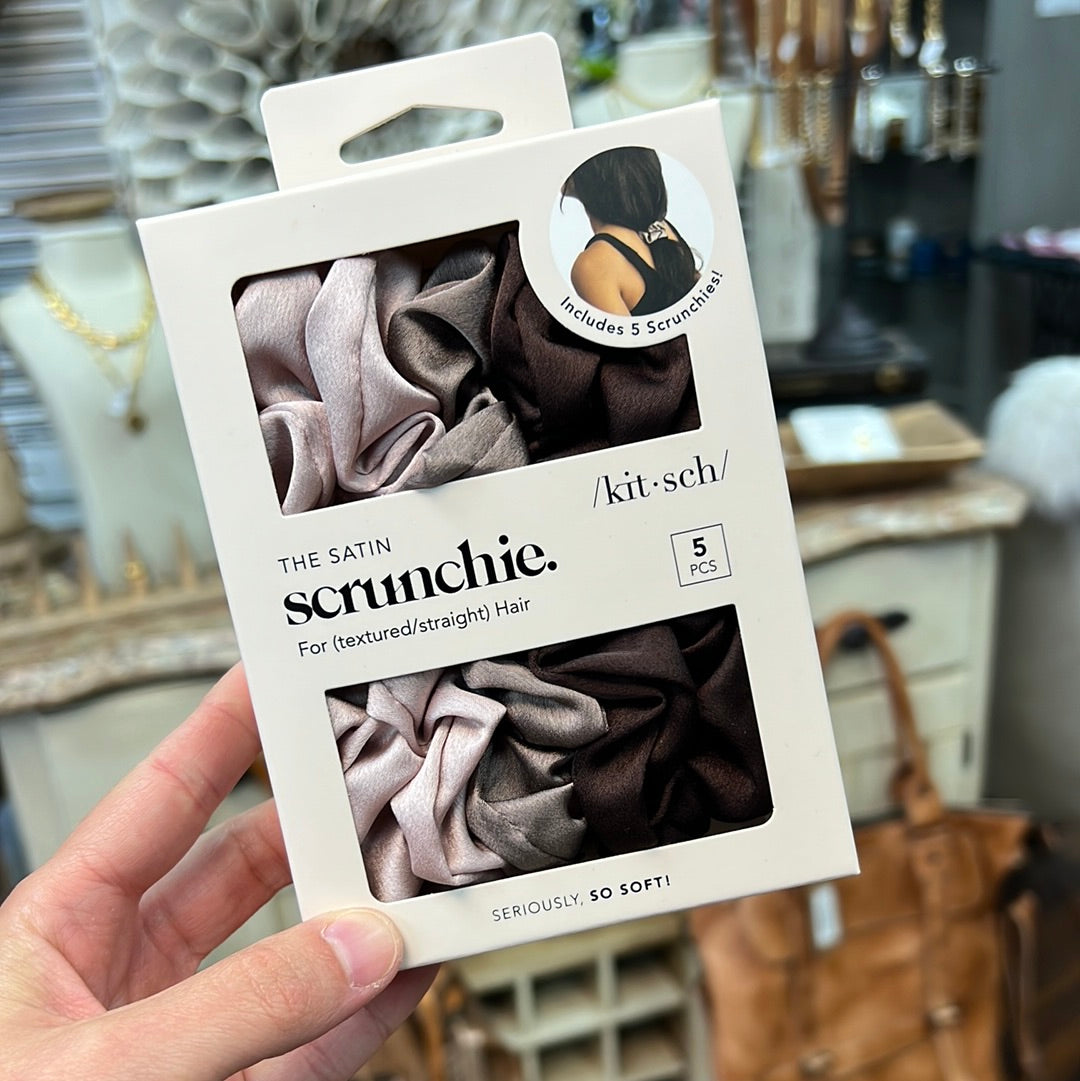 Kitsch Satin Sleep Scrunchies