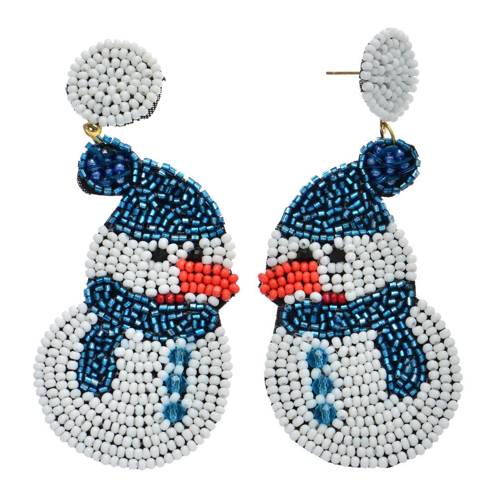 Snowman Earrings